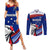 Custom Samoa Rugby Couples Matching Summer Maxi Dress and Long Sleeve Button Shirt Manuma Ptilinopus Perousii