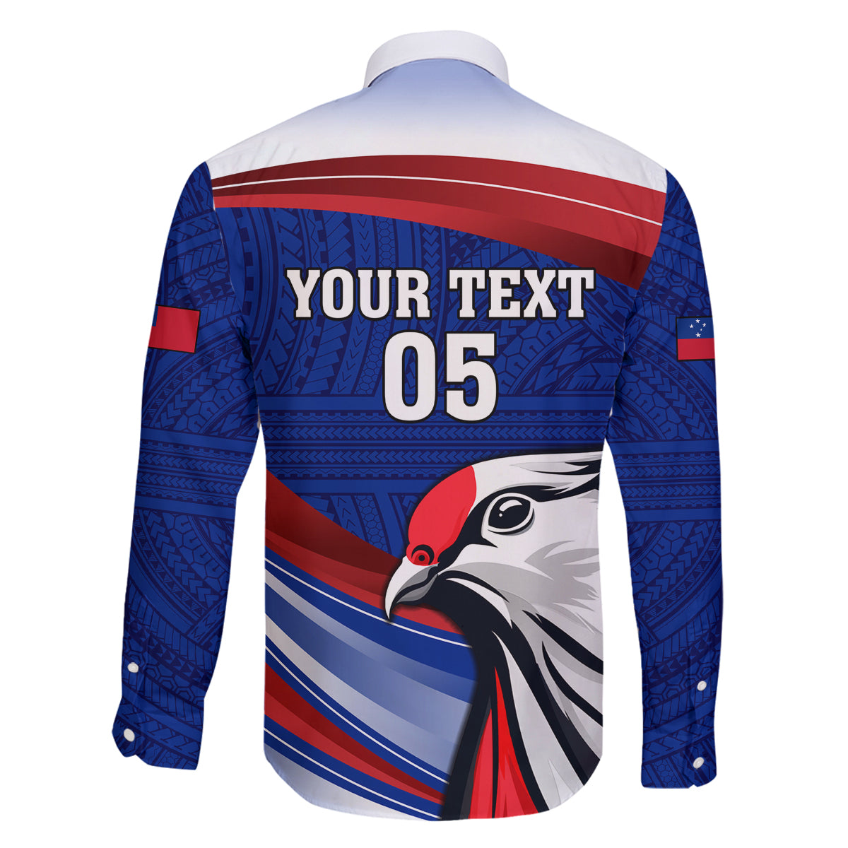 Custom Samoa Rugby Family Matching Off The Shoulder Long Sleeve Dress and Hawaiian Shirt Manuma Ptilinopus Perousii