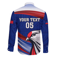 Custom Samoa Rugby Family Matching Off Shoulder Short Dress and Hawaiian Shirt Manuma Ptilinopus Perousii