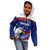 Custom Samoa Rugby Kid Hoodie Manuma Ptilinopus Perousii