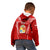 Custom Tonga Rugby Kid Hoodie Kupesi Ngatu Pattern