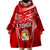 Custom Tonga Rugby Wearable Blanket Hoodie Kupesi Ngatu Pattern