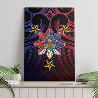 Haiti Philippines Canvas Wall Art Haitian Coat Of Arms With Filipino Sun