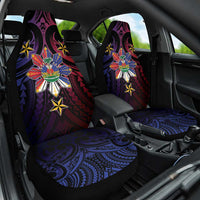 Haiti Philippines Car Seat Cover Haitian Coat Of Arms With Filipino Sun LT05 One Size Black - Polynesian Pride