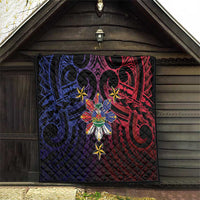 Haiti Philippines Quilt Haitian Coat Of Arms With Filipino Sun