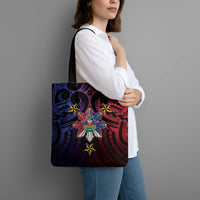 Haiti Philippines Tote Bag Haitian Coat Of Arms With Filipino Sun LT05 - Polynesian Pride