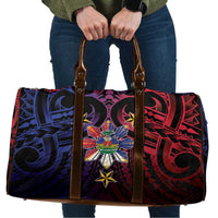 Haiti Philippines Travel Bag Haitian Coat Of Arms With Filipino Sun LT05 Black - Polynesian Pride