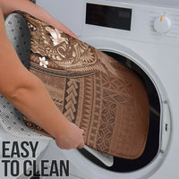 Samoa Tatau Marlin Bathroom Set With Siapo Motifs Brown