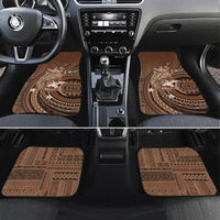 Samoa Tatau Marlin Car Mats With Siapo Motifs Brown