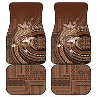 Samoa Tatau Marlin Car Mats With Siapo Motifs Brown