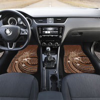 Samoa Tatau Marlin Car Mats With Siapo Motifs Brown