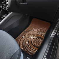 Samoa Tatau Marlin Car Mats With Siapo Motifs Brown