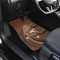 Samoa Tatau Marlin Car Mats With Siapo Motifs Brown