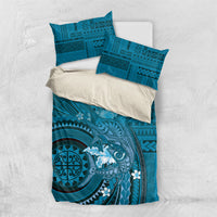 Samoa Tatau Marlin Bedding Set With Siapo Motifs Teal