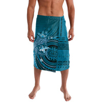 Samoa Tatau Marlin Lavalava With Siapo Motifs Teal