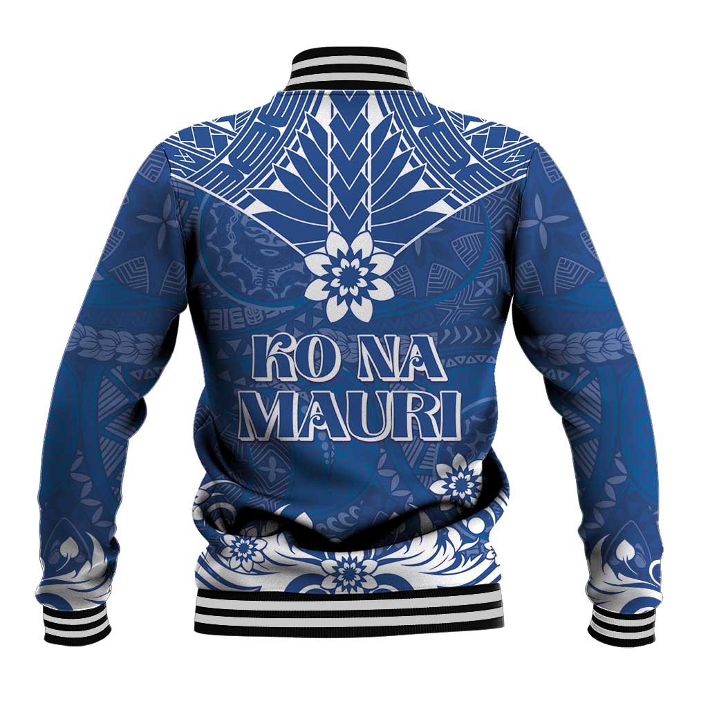 Wikin te Taetae ni Kiribati Baseball Jacket Pacific Tapa Pattern