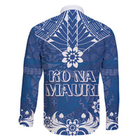 Wikin te Taetae ni Kiribati Family Matching Off The Shoulder Long Sleeve Dress and Hawaiian Shirt Pacific Tapa Pattern