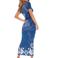 Wikin te Taetae ni Kiribati Family Matching Short Sleeve Bodycon Dress and Hawaiian Shirt Pacific Tapa Pattern LT05 - Polynesian Pride