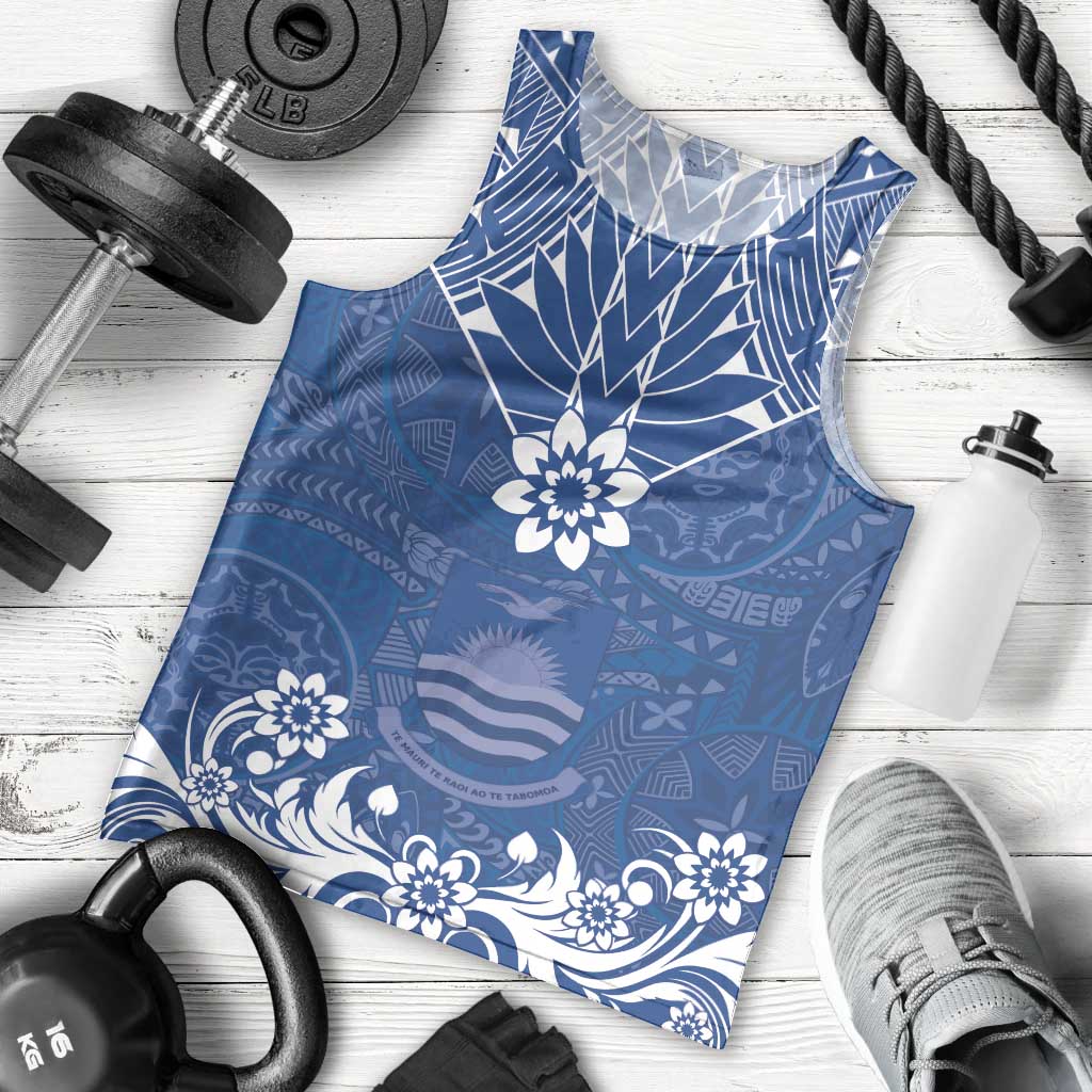 Wikin te Taetae ni Kiribati Men Tank Top Pacific Tapa Pattern