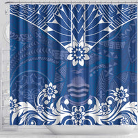 Wikin te Taetae ni Kiribati Shower Curtain Pacific Tapa Pattern LT05 - Polynesian Pride
