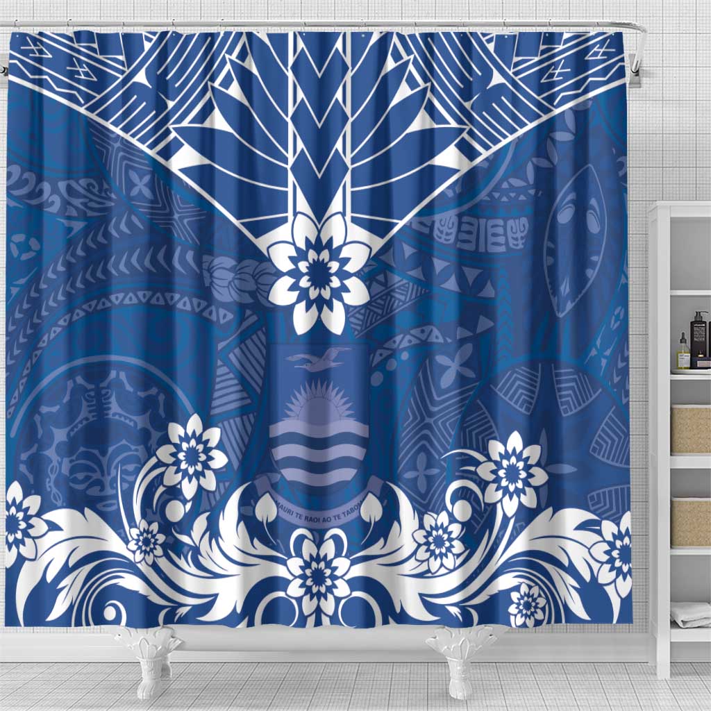 Wikin te Taetae ni Kiribati Shower Curtain Pacific Tapa Pattern LT05 - Polynesian Pride