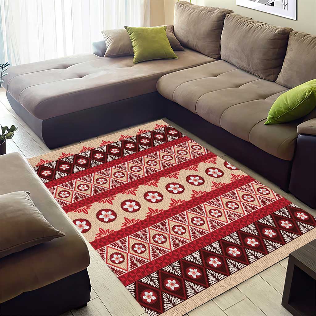 Tonga Language Week Area Rug Lea Faka-Tonga Everyday LT05 - Polynesian Pride