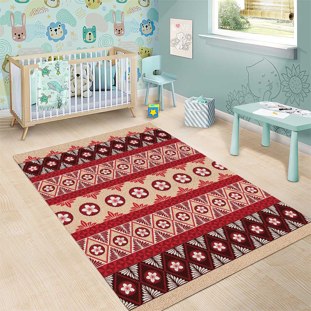 Tonga Language Week Area Rug Lea Faka-Tonga Everyday LT05 - Polynesian Pride