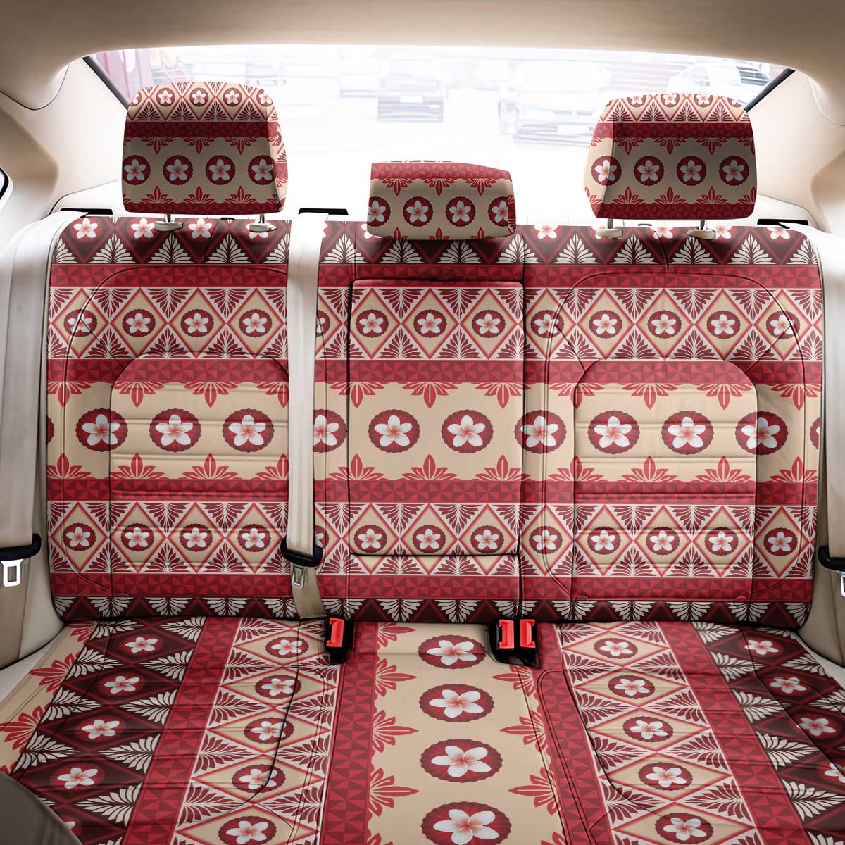 Tonga Language Week Back Car Seat Cover Lea Faka-Tonga Everyday LT05 - Polynesian Pride