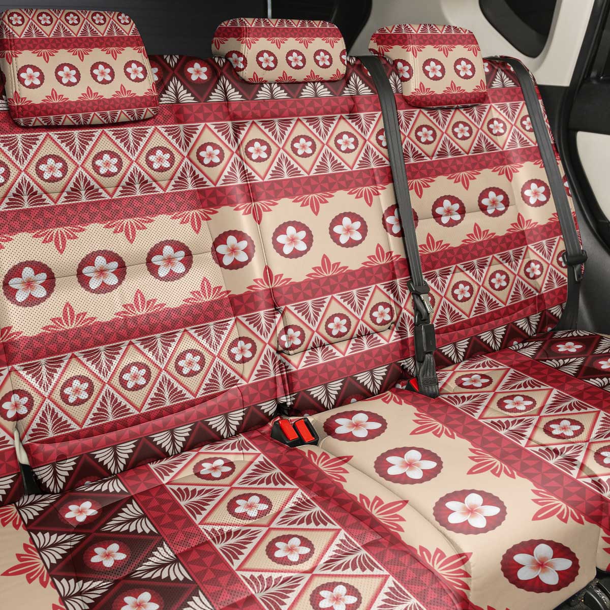Tonga Language Week Back Car Seat Cover Lea Faka-Tonga Everyday LT05 - Polynesian Pride