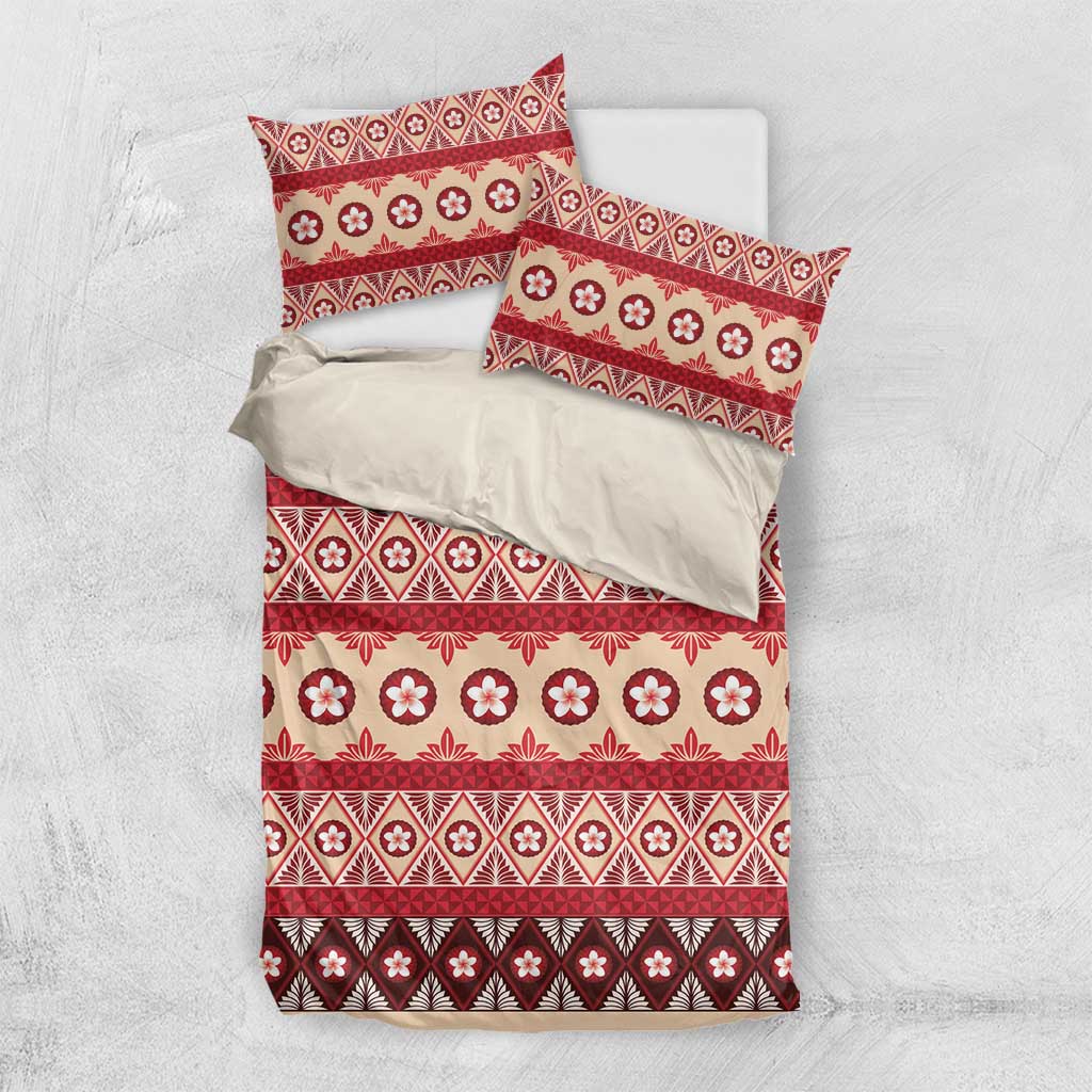 Tonga Language Week Bedding Set Lea Faka-Tonga Everyday LT05 US Twin 172cm x 218cm Beige - Polynesian Pride