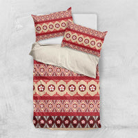 Tonga Language Week Bedding Set Lea Faka-Tonga Everyday LT05 US Twin 172cm x 218cm Beige - Polynesian Pride