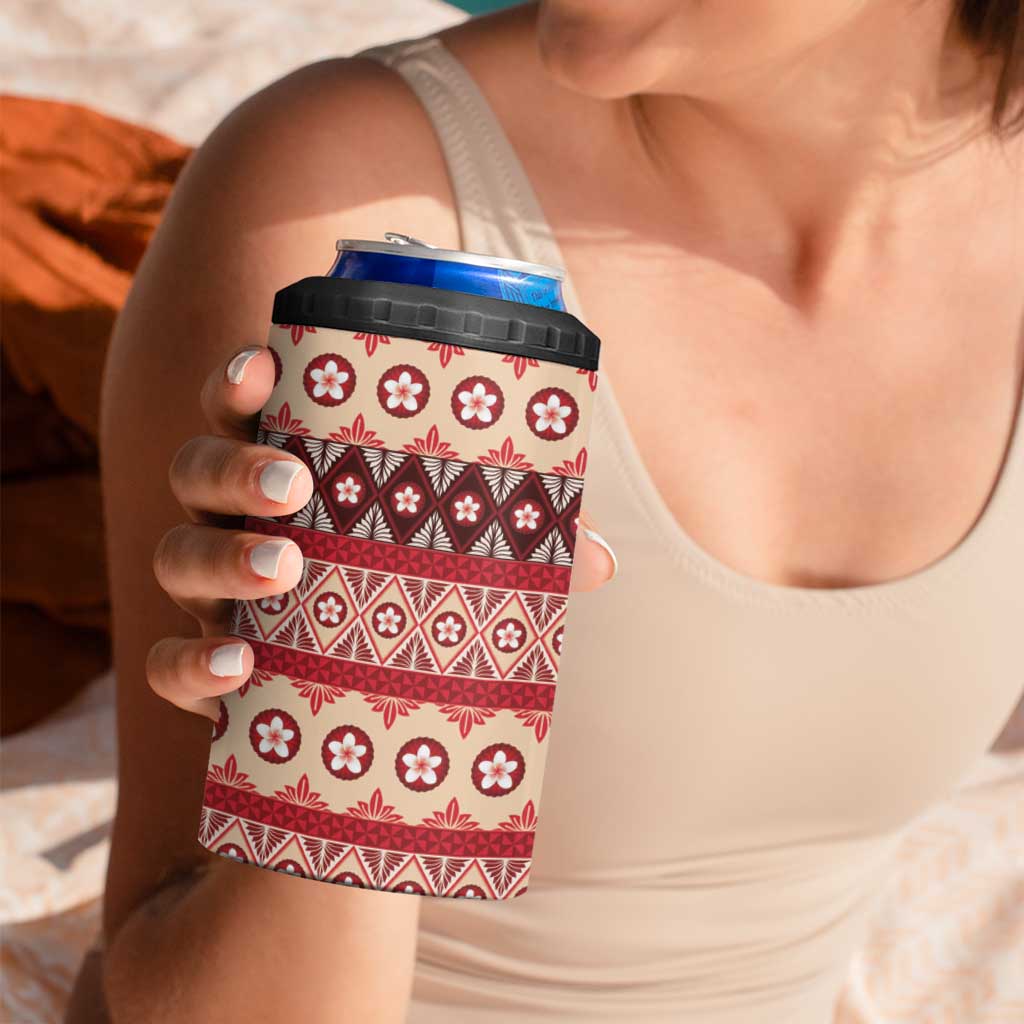 Tonga Language Week 4 in 1 Can Cooler Tumbler Lea Faka-Tonga Everyday - Polynesian Pride