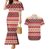 Tonga Language Week Couples Matching Mermaid Dress and Hawaiian Shirt Lea Faka-Tonga Everyday - Polynesian Pride