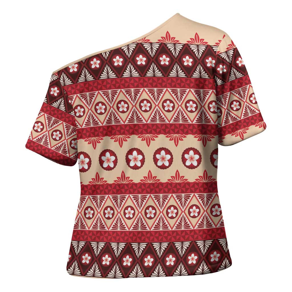 Tonga Language Week Cross Shoulder Shirt Lea Faka-Tonga Everyday - Polynesian Pride