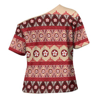 Tonga Language Week Cross Shoulder Shirt Lea Faka-Tonga Everyday - Polynesian Pride