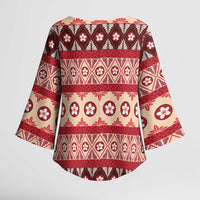 Tonga Language Week Kimono Sleeve Blouse Lea Faka-Tonga Everyday - Polynesian Pride