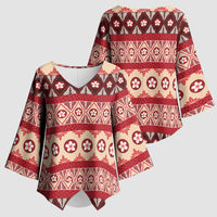 Tonga Language Week Kimono Sleeve Blouse Lea Faka-Tonga Everyday - Polynesian Pride