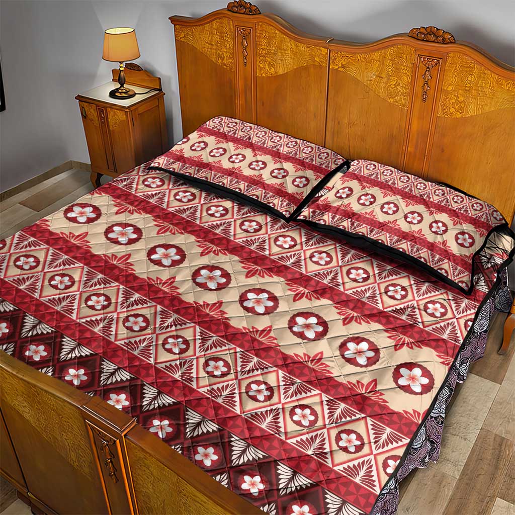 Tonga Language Week Quilt Bed Set Lea Faka-Tonga Everyday - Polynesian Pride
