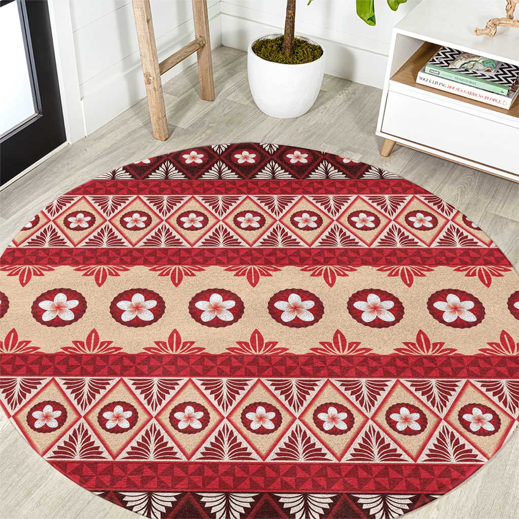 Tonga Language Week Round Carpet Lea Faka-Tonga Everyday - Polynesian Pride