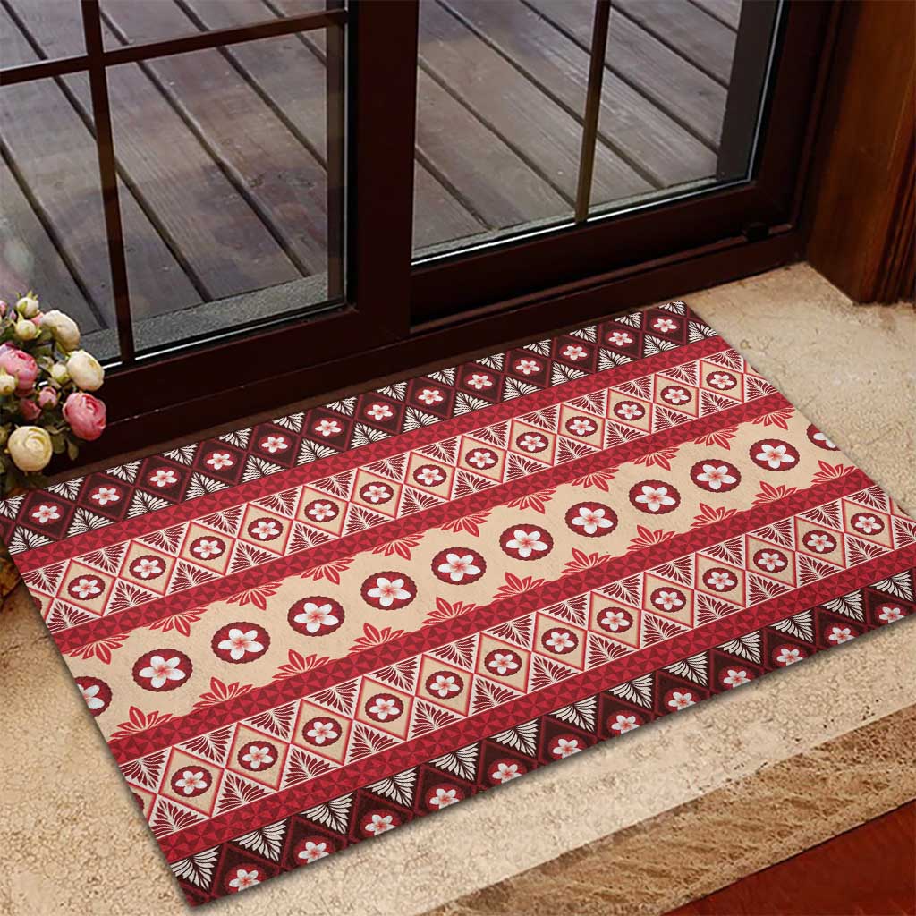 Tonga Language Week Rubber Doormat Lea Faka-Tonga Everyday - Polynesian Pride