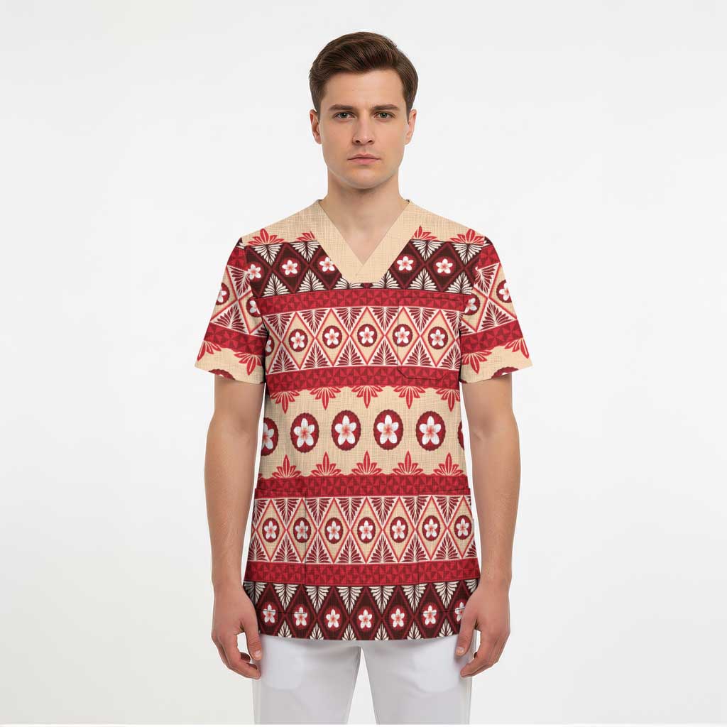 Tonga Language Week Scrub Top Lea Faka-Tonga Everyday - Polynesian Pride