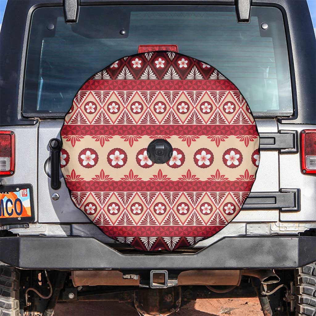 Tonga Language Week Spare Tire Cover Lea Faka-Tonga Everyday LT05 Beige - Polynesian Pride