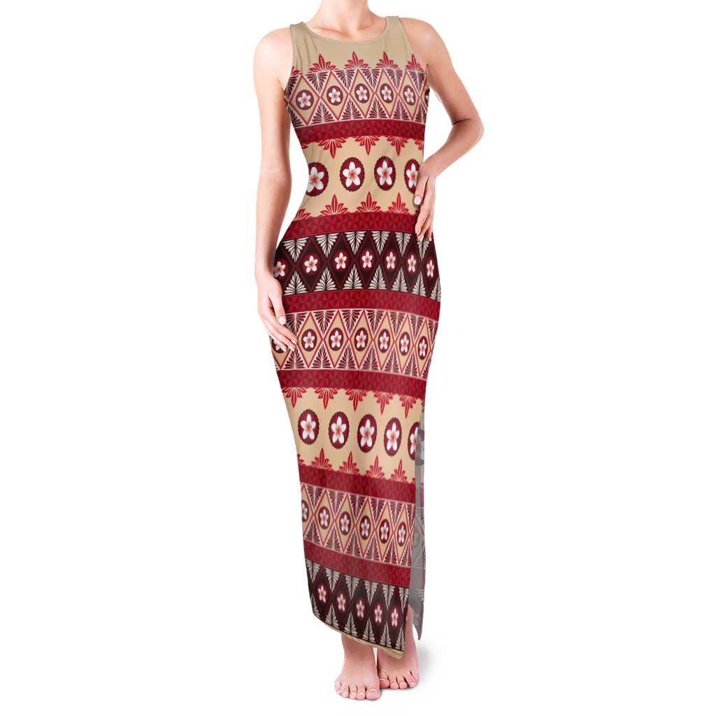 Tonga Language Week Tank Maxi Dress Lea Faka-Tonga Everyday - Polynesian Pride