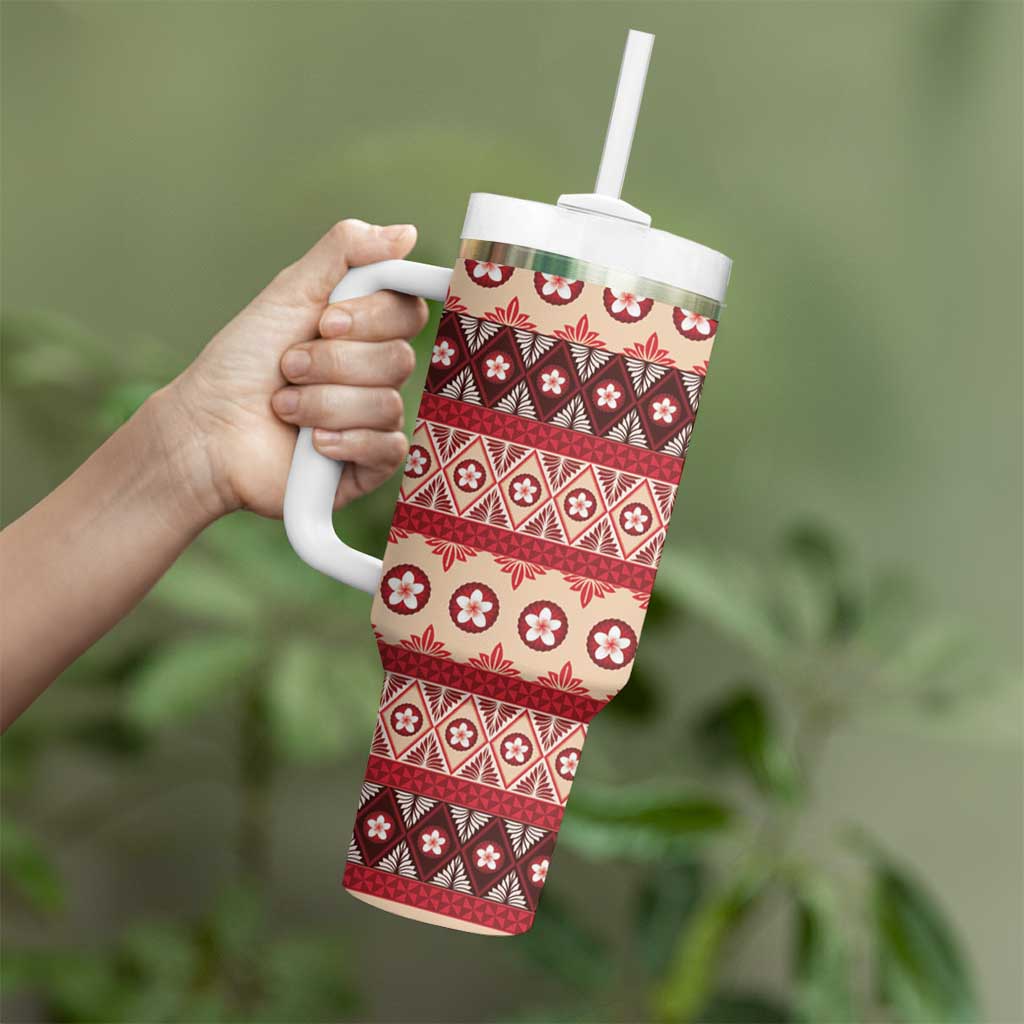 Tonga Language Week Tumbler With Handle Lea Faka-Tonga Everyday - Polynesian Pride