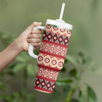 Tonga Language Week Tumbler With Handle Lea Faka-Tonga Everyday - Polynesian Pride