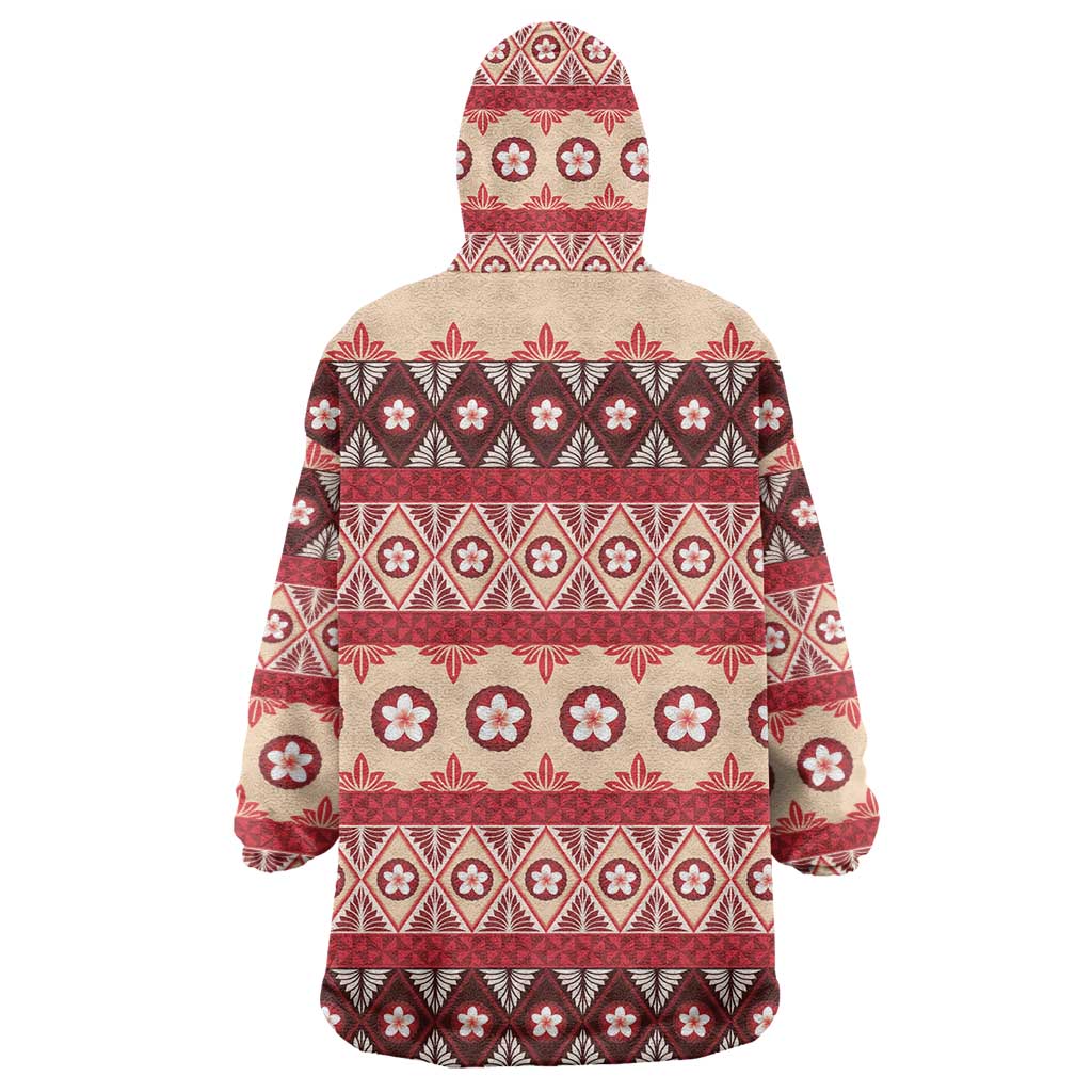 Tonga Language Week Wearable Blanket Hoodie Lea Faka-Tonga Everyday LT05 - Polynesian Pride