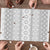 Tonga White Sunday Puzzle Tongan Ngatu Siale Pattern - Polynesian Pride