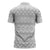 Tonga White Sunday Zipper Polo Shirt Tongan Ngatu Siale Pattern - Polynesian Pride