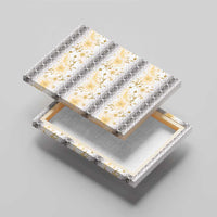 Samoa White Sunday Canvas Wall Art Samoan Tapa Yellow Hibiscus - Polynesian Pride