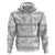 Samoa White Sunday Hoodie Samoan Tapa White Hibiscus - Polynesian Pride